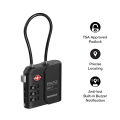 PinLock Find My Locator with TSA Padlock