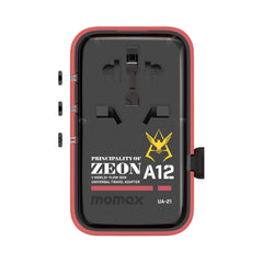 1-World+ Flow 4-Port Travel Charger With Built-In USB-C Cable 35W Gundam