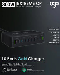 300W EXTREME CP 10USB GAN CHARGER