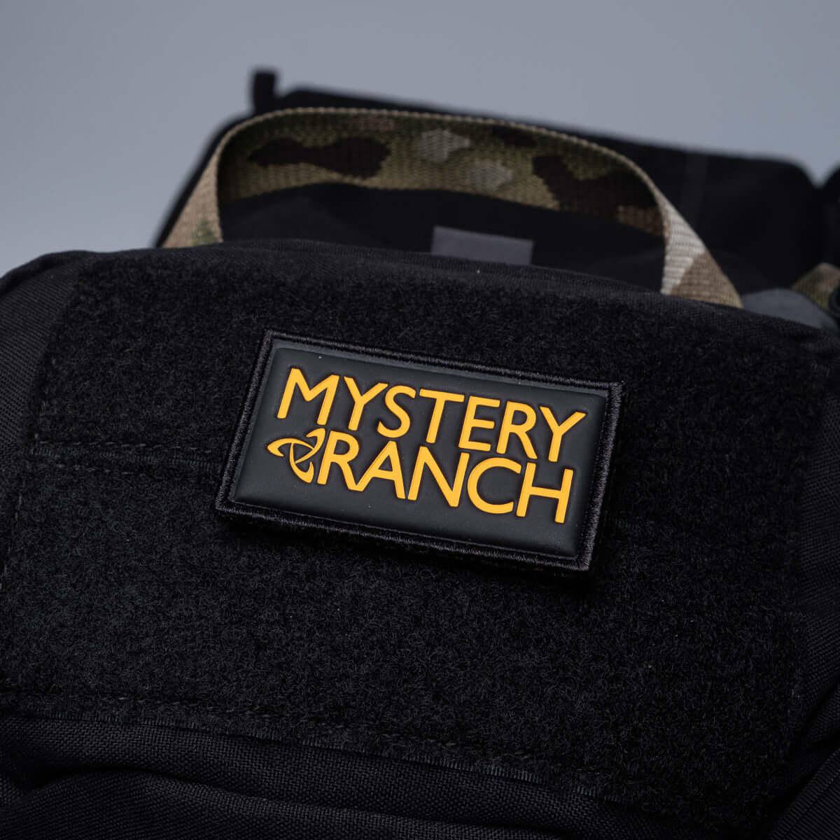 Mystery Ranch Double Stuffed Patch - BLACK AND ORANGE