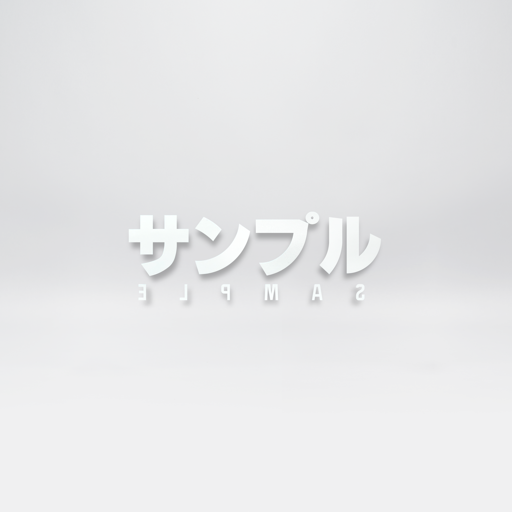 サンプル Logo Sticker