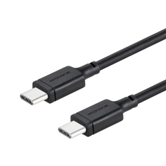 Zero USB-C to USB-C ケーブルは PD 60W 高速充電をサポート (1m) ブラック