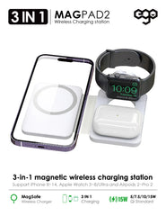 EGO 3-IN-1 MAGPAD2 MAGSAFE CHARGER