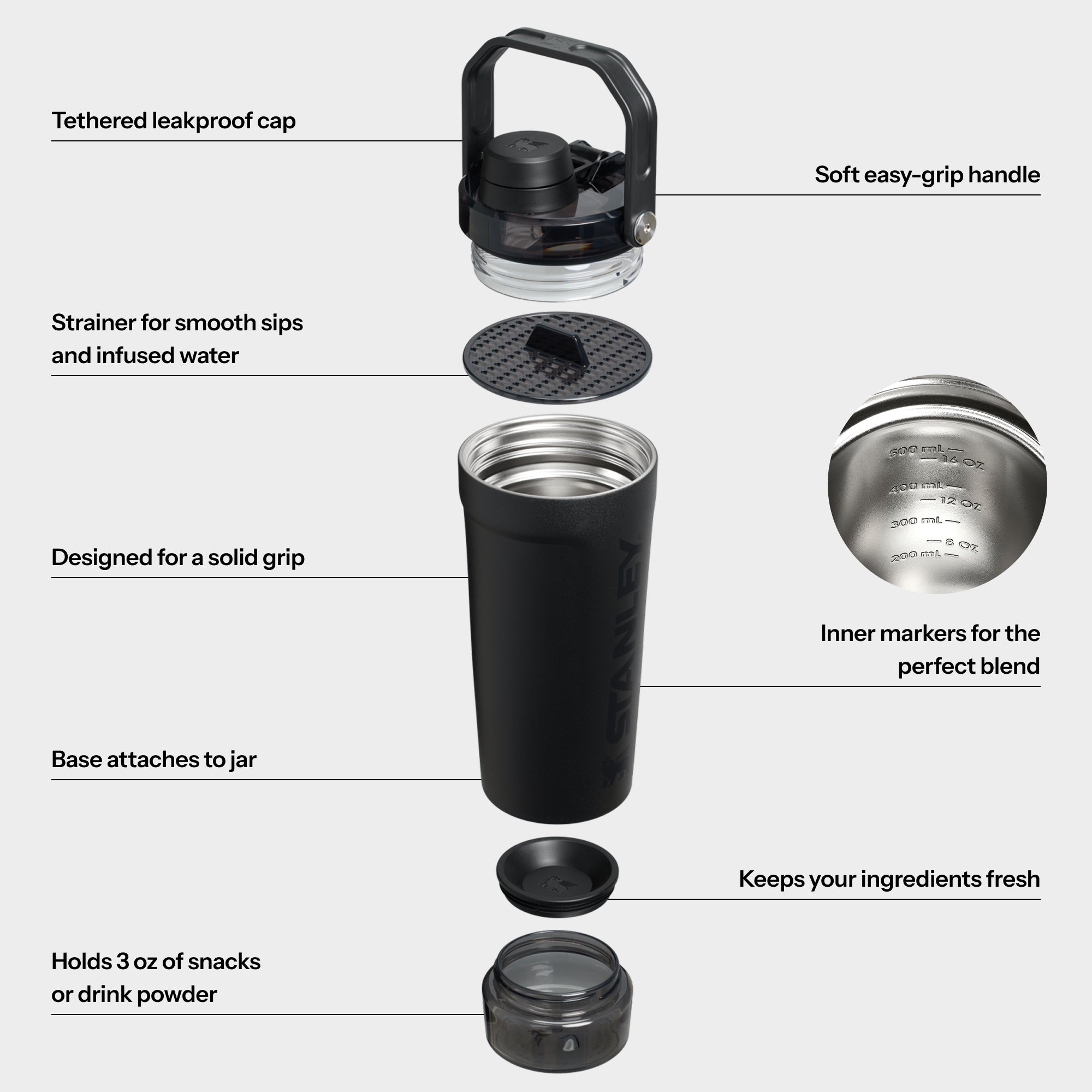 The Activate Shaker Bottle 20 OZ