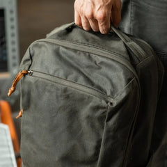 Civic Travel Bag 20L CTB20 - Waxed Olive Canvas