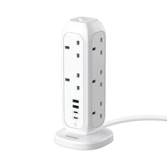 1-Plug 11-Outlet Power Strip With USB (PD 35W)
