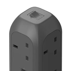 1-Plug 7-Outlet Power Strip With USB (PD 35W)