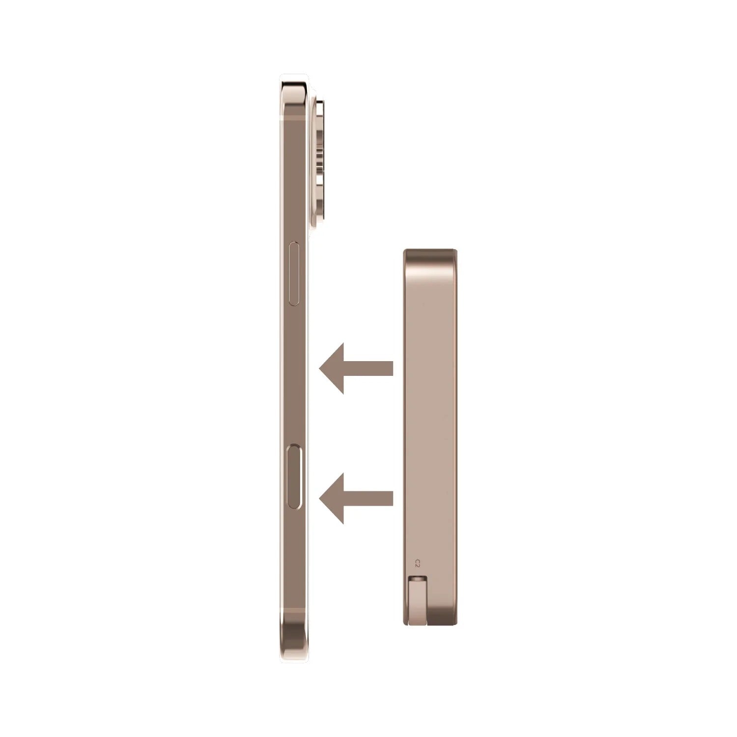 1-Power F.Pass⁺ Magnetic Battery Pack With Built-In Cable 10000mAh