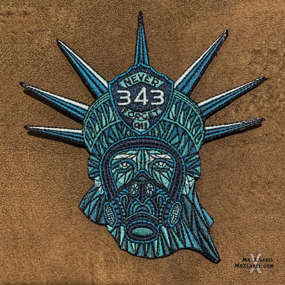 Statue Of Liberty - 343 Fire Patch MR.X Label Patch Suburban.